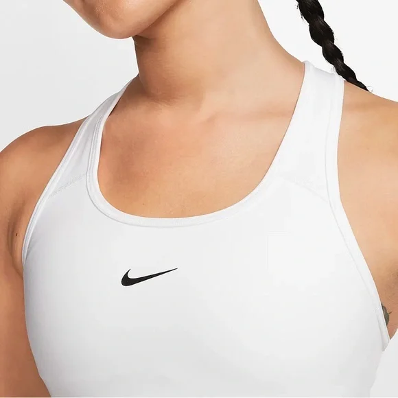 Nike Swoosh Bra. White Size XSmall. New with Tags. - Picture 3 of 14